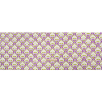 Mood Exclusive Purple Geometric Groove Cotton Poplin Full