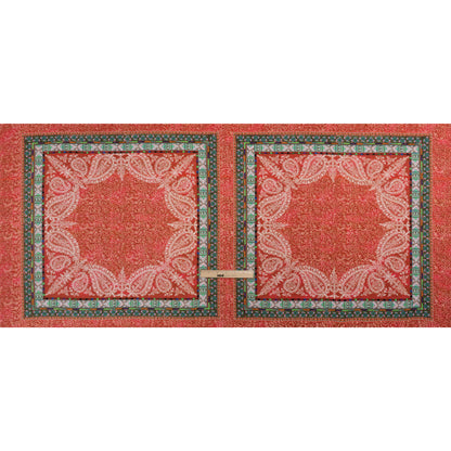 Mood Exclusive Red Bandana Bonanza Stretch Sustainable Rayon Batiste Panel Drape