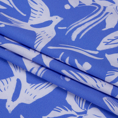 Mood Exclusive Periwinkle Airborne Acoustics Stretch Sustainable Rayon Batiste Full