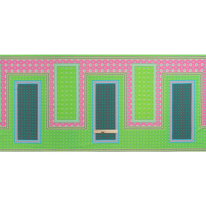 Mood Exclusive Lime Vibrant Views Stretch Sustainable Rayon Batiste Panel Drape