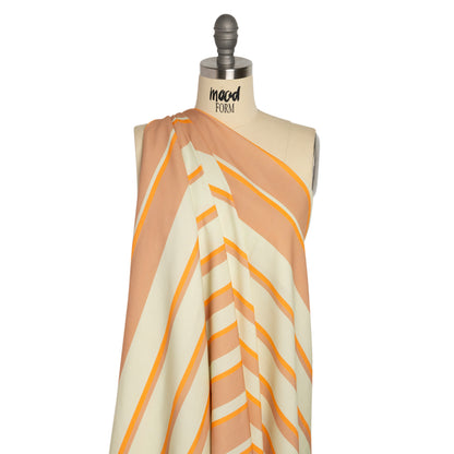 Mood Exclusive Orange Spice Latte Stretch Sustainable Rayon Batiste Detail