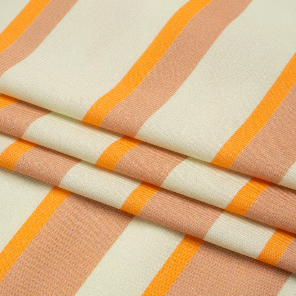 Mood Exclusive Orange Spice Latte Stretch Sustainable Rayon Batiste Full