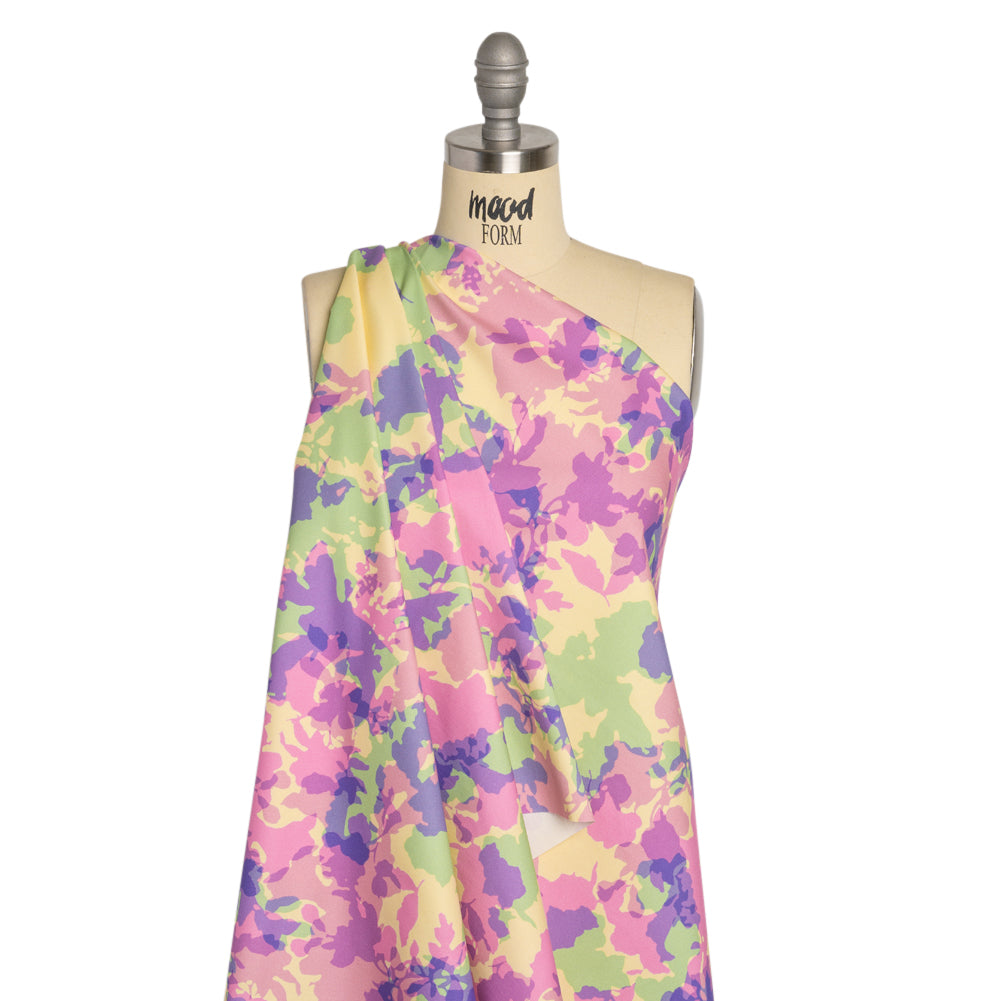 Mood Exclusive Yellow Soft Shade Stretch Brushed Cotton Twill Drape
