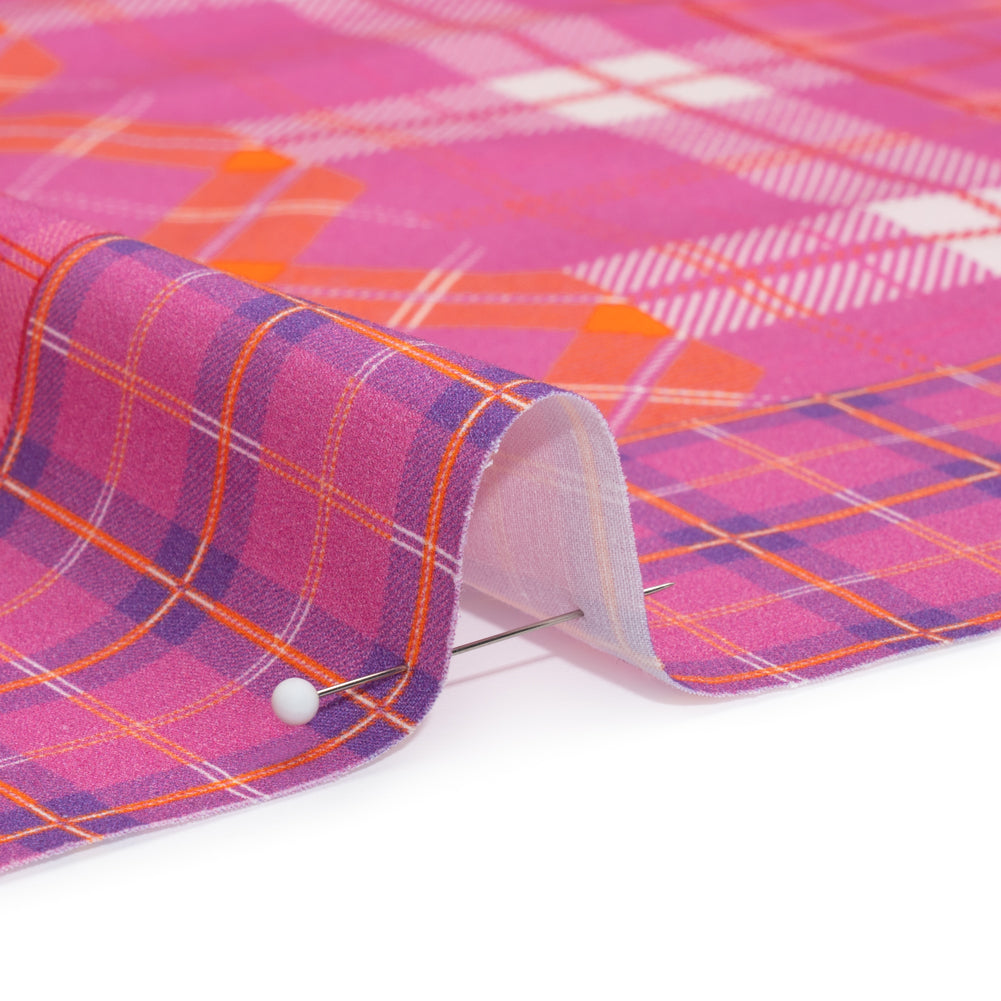 Mood Exclusive Pink With the Band Stretch Brushed Cotton Twill Panel Detail
