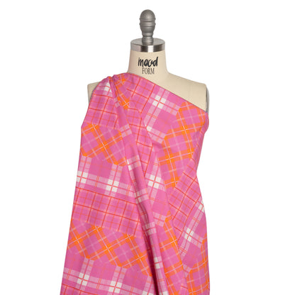 Mood Exclusive Pink With the Band Stretch Brushed Cotton Twill Panel Drape