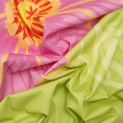 Mood Exclusive Key Lime Sky Stretch Brushed Cotton Twill