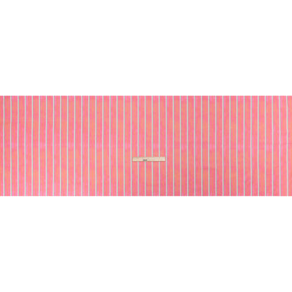 Cotton Voile Print - Flamingo Pink Stripes - Mood Exclusive Pinstriped Party Full
