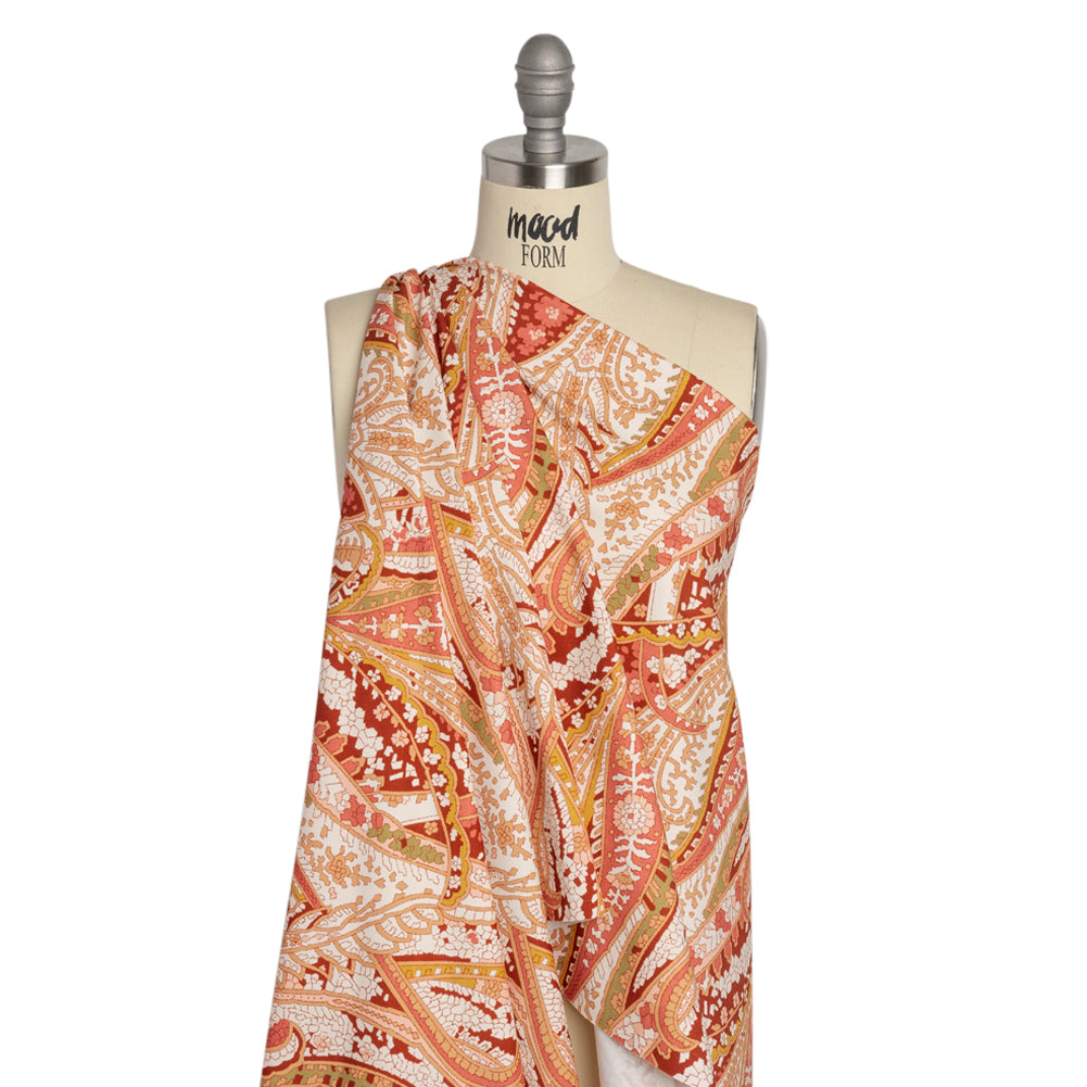 Mood Exclusive Brown Through the Thicket Stretch Brushed Cotton Twill Drape