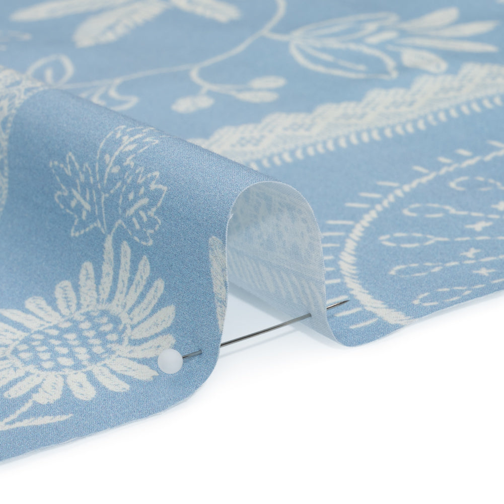 Mood Exclusive Needlepoint Skies Cotton Poplin Detail