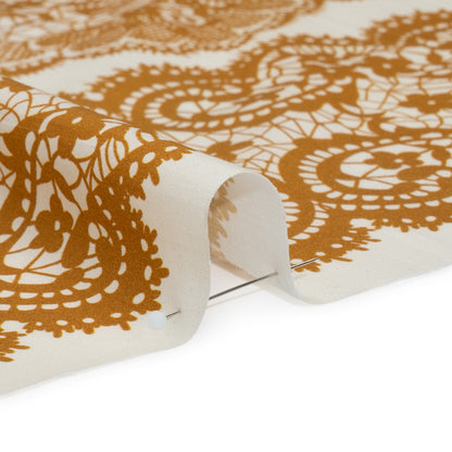 Mood Exclusive Ochre Two Sugar Cubes Cotton Poplin Detail