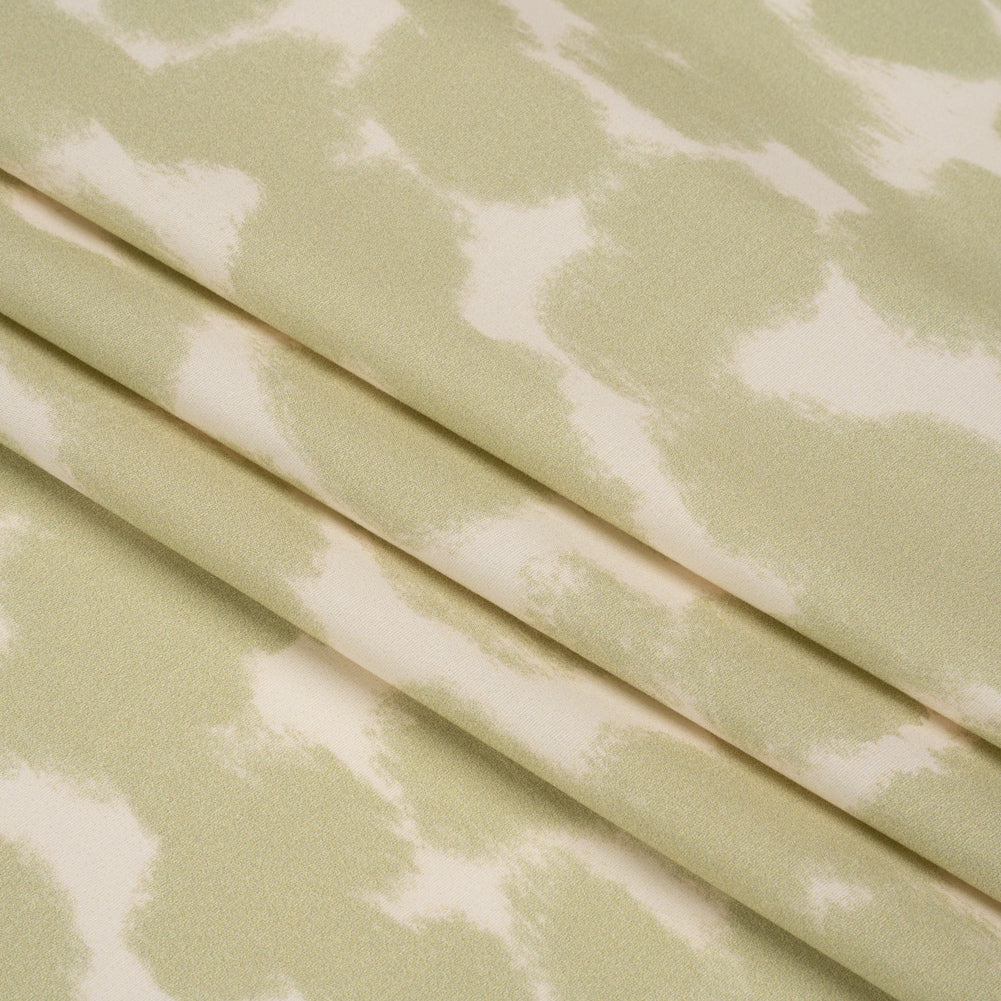 Mood Exclusive Sage Head in the Clouds Stretch Cotton Poplin Folded