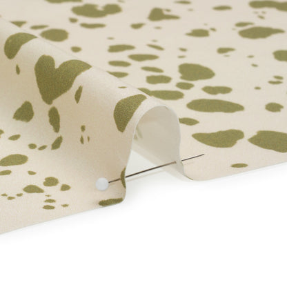 Mood Exclusive Green Fire Dogs Stretch Cotton Poplin Detail