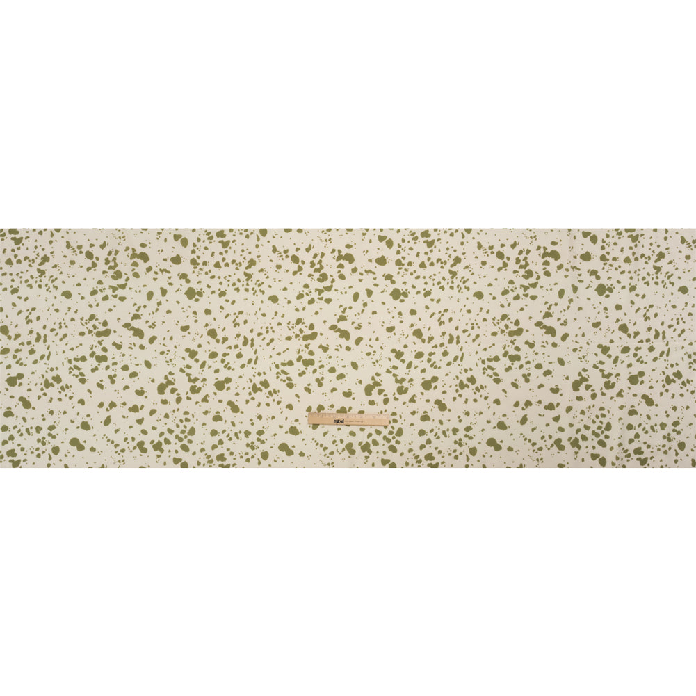 Mood Exclusive Green Fire Dogs Stretch Cotton Poplin Full