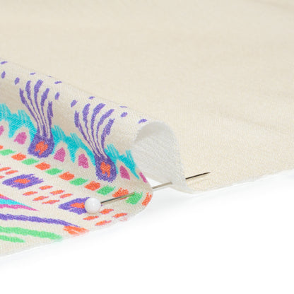 Mood Exclusive Color Castle Gauzy Wrinkled Rayon Woven Panel Folded