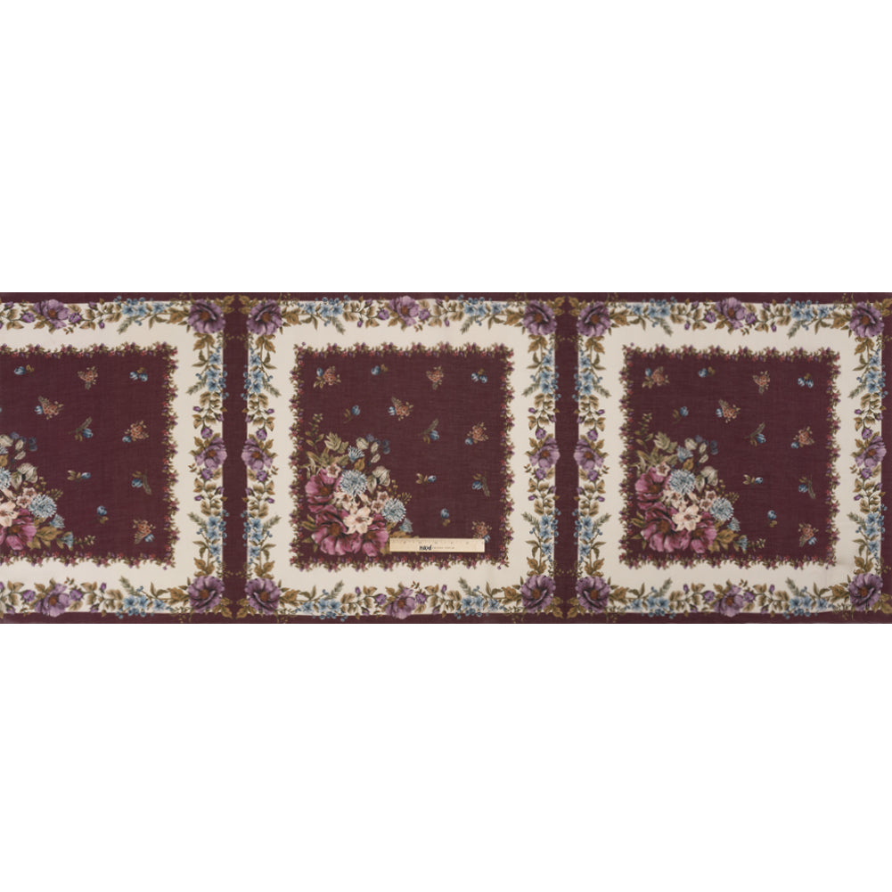 Mood Exclusive Multicolor Mulberry Tapestry Cotton Voile Panel Full