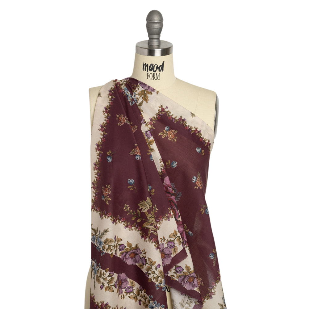 Mood Exclusive Multicolor Mulberry Tapestry Cotton Voile Panel Drape