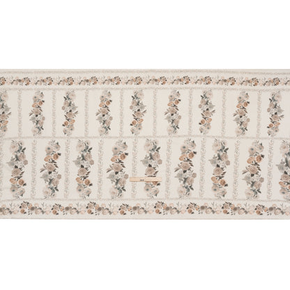 Mood Exclusive Cream Prosaic Petals Cotton Voile Panel Full