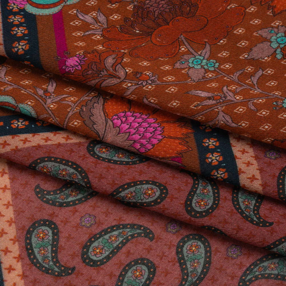 Mood Exclusive Red Busy in Bloom Viscose Georgette Full