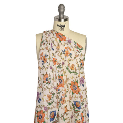 Mood Exclusive Cream Musee des Fleurs Viscose Georgette Drape