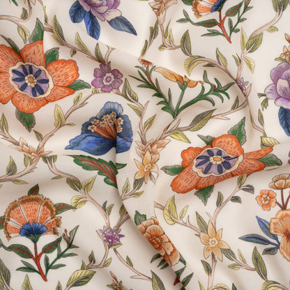 Mood Exclusive Cream Musee des Fleurs Viscose Georgette