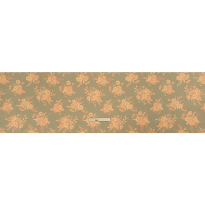 Stretch Cotton Poplin Print - Sage and Yellow Floral - Mood Exclusive Easy Eleanor Full