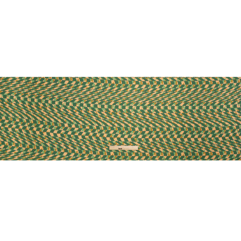 Mood Exclusive Green Picnic Pantomime Stretch Cotton Poplin Full