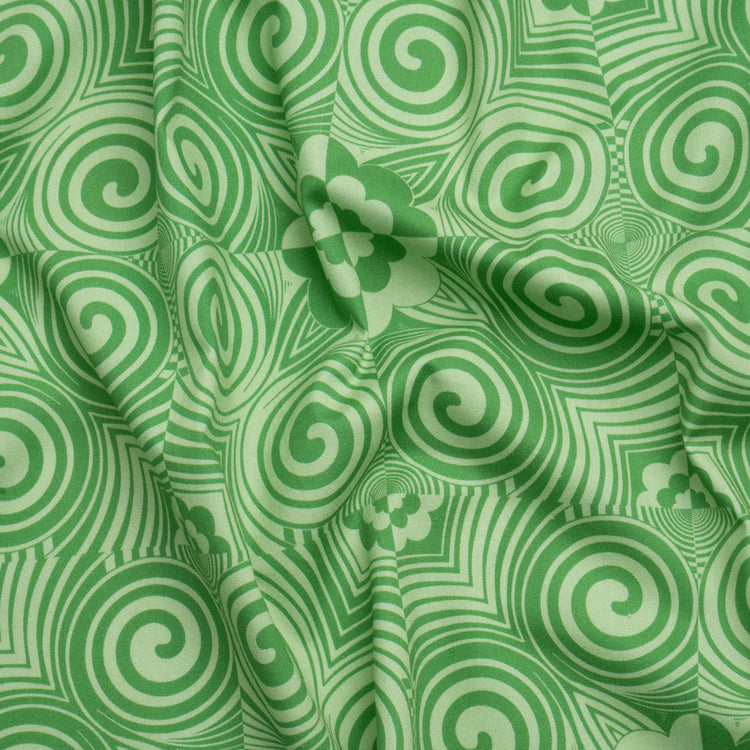 template--26688905969737__main-Mood Exclusive Green Artsy Aesthetic Stretch Cotton Poplin