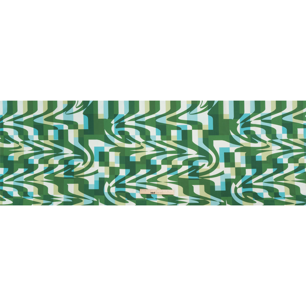 Mood Exclusive Green Game of Haze Stretch Cotton Poplin Full