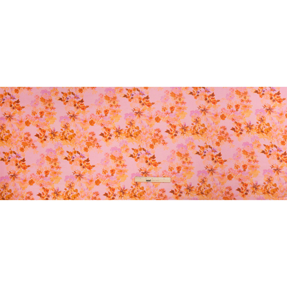 Mood Exclusive Pink Promise of Spring Viscose Georgette Drape