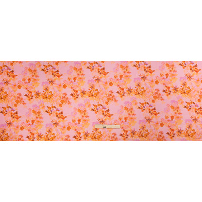 Mood Exclusive Pink Promise of Spring Viscose Georgette Drape