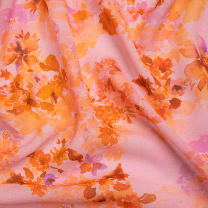 Mood Exclusive Pink Promise of Spring Viscose Georgette