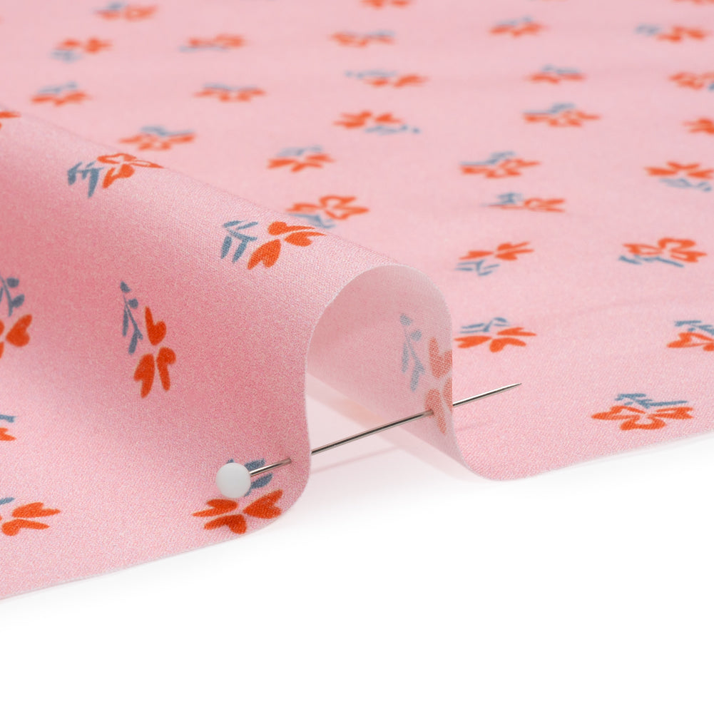 Cotton Voile Print - Pink and White Floral Ditsy - Mood Exclusive Sudden Sweetness Detail
