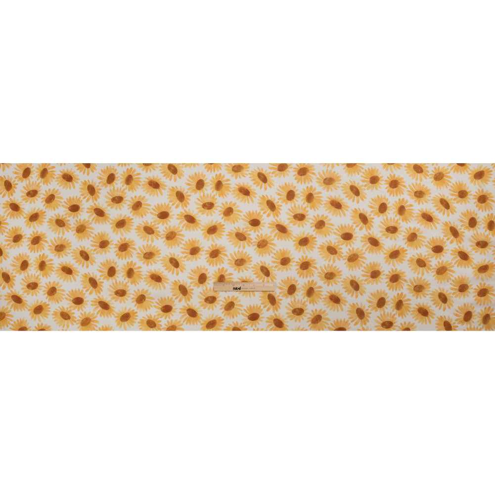 Mood Exclusive White Bit of Sun Viscose Georgette Drape