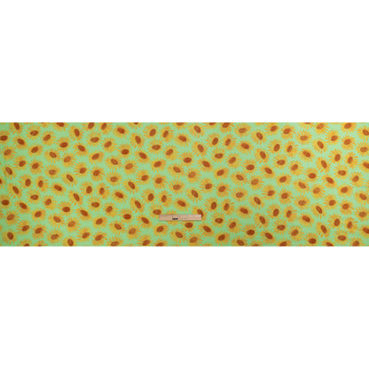 Mood Exclusive Bright Mint Bit of Sun Viscose Georgette Drape