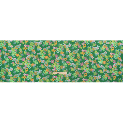 Mood Exclusive Green Flirt with Flowers Viscose Georgette Drape