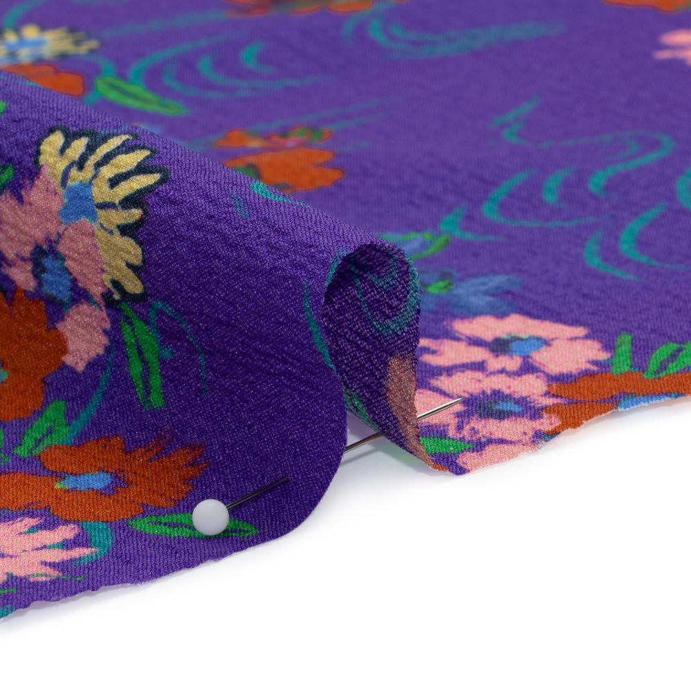 Mood Exclusive Sweets to the Sweet Stretch Polyester Seersucker Detail