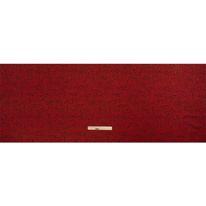 Mood Exclusive Red Dandelion Dreamer Stretch Polyester Seersucker Full