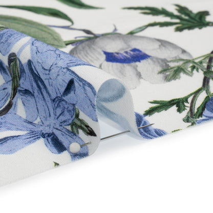 Mood Exclusive Indigo Gathering Sustainable Viscose and Linen Woven Detail