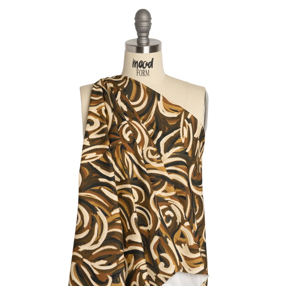 Mood Exclusive October Gale Brushed Stretch Cotton Twill Drape