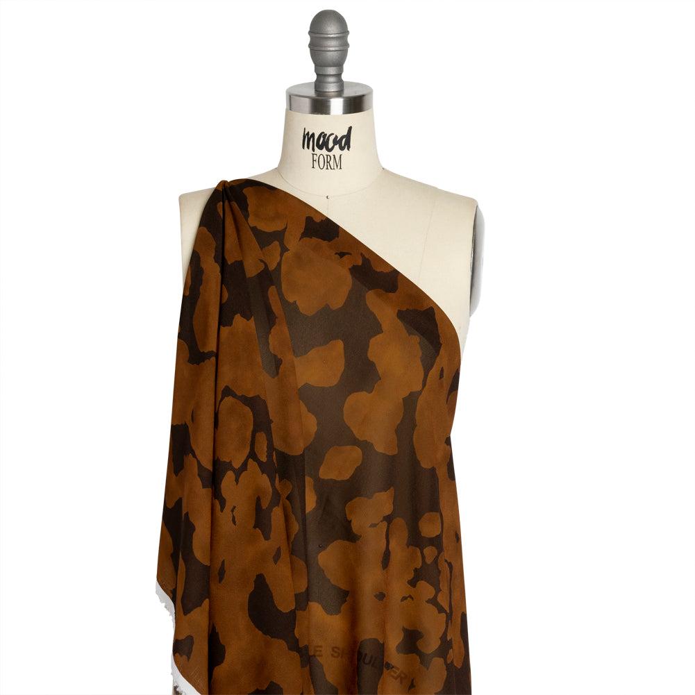 Mood Exclusive Brown Clouded Kingdom Viscose Georgette Detail