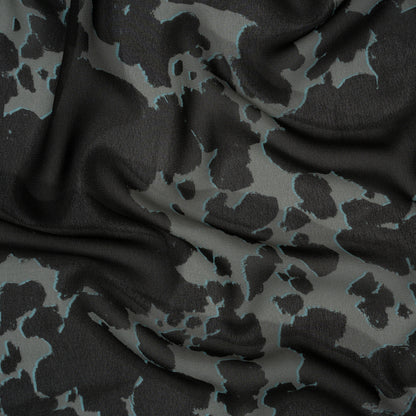 Mood Exclusive Gray Back to Zanzibar Viscose Georgette