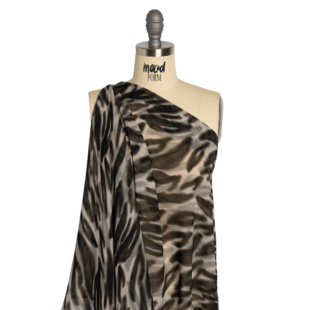 Mood Exclusive Black Monarch Madness Viscose Georgette Detail