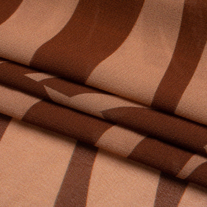 Mood Exclusive Monstera in Mauve Viscose Georgette Full