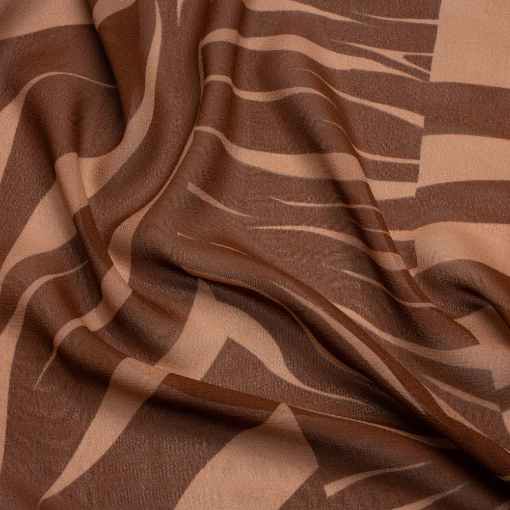 Mood Exclusive Monstera in Mauve Viscose Georgette