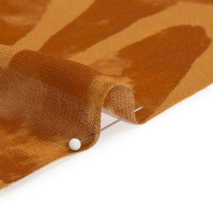 Mood Exclusive Brown Mozambique Maze Viscose Georgette Folded