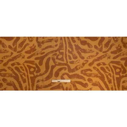 Mood Exclusive Brown Mozambique Maze Viscose Georgette Drape