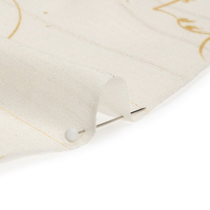 Mood Exclusive Cream Endless Diamond Sky Metallic Pinstriped Viscose Dobby Folded