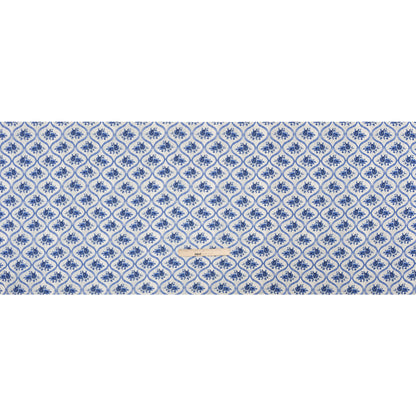 Mood Exclusive Blue Remembering Rosie Viscose Crepe Drape