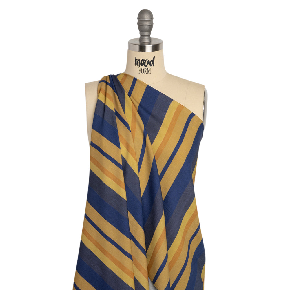 Mood Exclusive Salt Spray Stripes Viscose Crepe Detail