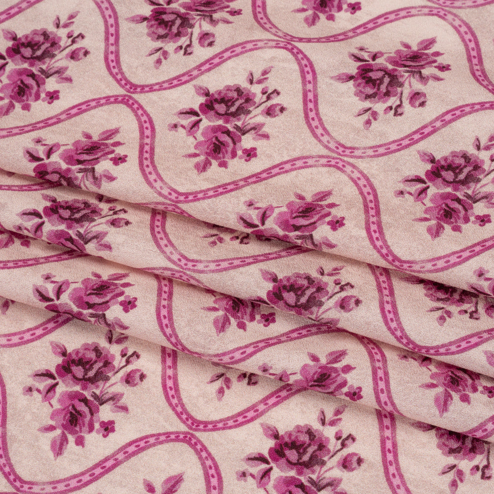 Mood Exclusive Pink Remembering Rosie Viscose Crepe Full